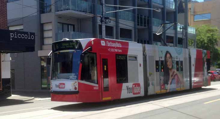 Yarra Trams Siemens Combino 3522 YouTube